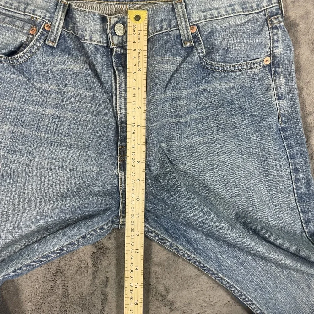Levi's 527 Bootcut Jeans 36x30 Light Wash Blue 100% Cotton Denim
